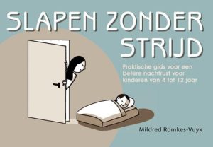 illustratie cover boek Slapen zonder strijd van Mildred Romkes-Vuyk